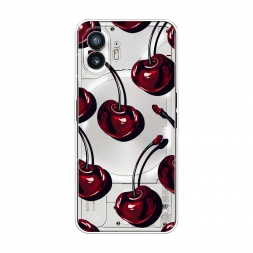 Силиконовый чехол Сочные черешни 4 на Nothing Phone 2