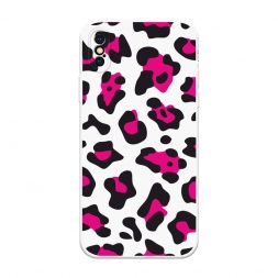 Soft touch ����� Pink cow spots �� iPhone X (10)