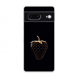 Силиконовый чехол Black strawberry на Google Pixel 7