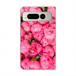 Силиконовый чехол Прекрасные пионы на Google Pixel Fold