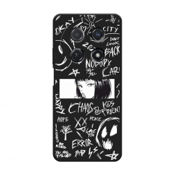 ������� ����������� ����� Manga graffiti white �� Huawei Nova 12i