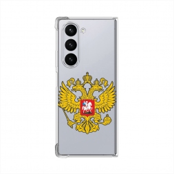 Силиконовый чехол Государственный герб на Samsung Galaxy Z Fold 6