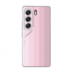 Силиконовый чехол Оттенки розового на Tecno Camon 40