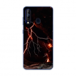 Силиконовый чехол Молния 4 на Samsung Galaxy A60