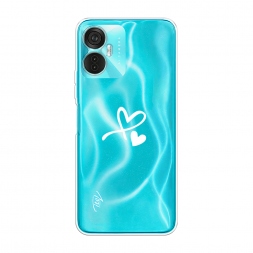 Силиконовый чехол Сердечко минимализм на Itel Vision 5 plus