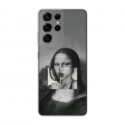 ����������� ����� Mona Lisa sucking lollipop �� Samsung Galaxy S21 Ultra
