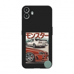 Матовый силиконовый чехол Monster car на CMF Phone 1