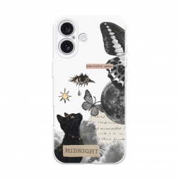 Soft touch ����� midnight collage �� iPhone 16 Plus