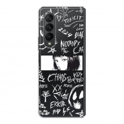 ����������� ����� Manga graffiti white �� Samsung Galaxy Z Fold 3