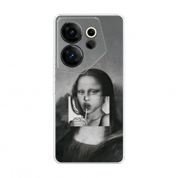 ����������� ����� Mona Lisa sucking lollipop �� Tecno Camon 20 Premier