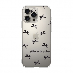 Силиконовый чехол How to tie a bow 2 на iPhone 16 Pro Max