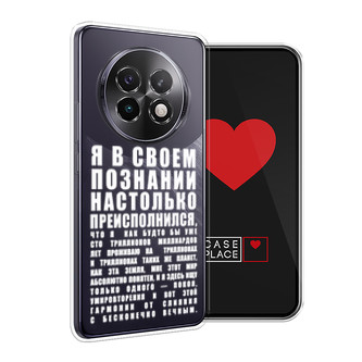 Силиконовый чехол Преисполнился в познании на Realme 13 Plus