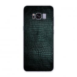 Силиконовый чехол Черная змея на Samsung Galaxy S8 Plus
