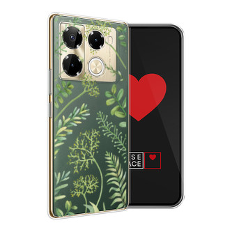 ����������� ����� Green Leaves �� Infinix Note 40 Pro Plus
