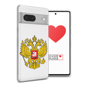 Силиконовый чехол Государственный герб на Google Pixel 7