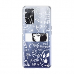 ����������� ����� Manga graffiti white �� Oppo A55 5G
