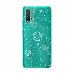 Силиконовый чехол Планеты в космосе на Xiaomi Redmi 9T