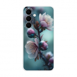 Силиконовый чехол Цветущая веточка на Samsung Galaxy S26 FE 5G