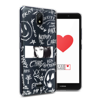 ����������� ����� Manga graffiti white �� Nokia C100