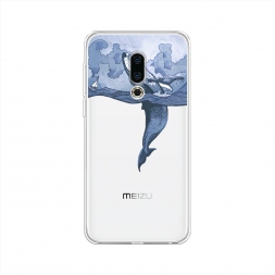 Силиконовый чехол Два измерения на Meizu 16