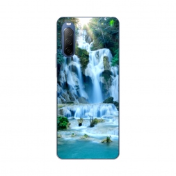 Силиконовый чехол Водопад 8 на Sony Xperia 10 II