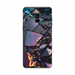 Силиконовый чехол Отражение солнца на Samsung Galaxy A8 Plus 2018