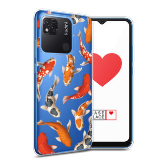 Силиконовый чехол Рыбки карпы кои на Xiaomi Redmi 10A
