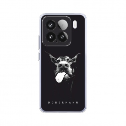 Силиконовый чехол Язык добермана на Xiaomi 15
