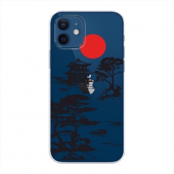 Силиконовый чехол Алое солнце на iPhone 12 Pro