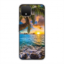 Силиконовый чехол Восход 5 на Google Pixel 4