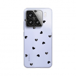 Силиконовый чехол Сердца на Xiaomi 15