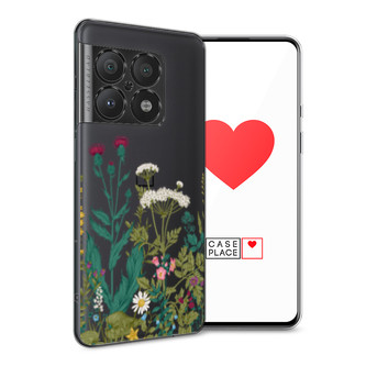 Силиконовый чехол Дикие полевые цветы на OnePlus 10 Pro