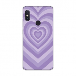 ����������� ����� Violet heart latte �� Xiaomi Redmi Note 5/Note 5 Pro