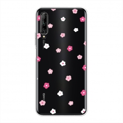 Силиконовый чехол Весенние цветочки рисунок на Huawei Y9s