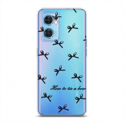 Силиконовый чехол How to tie a bow 2 на Oppo Find X5 Lite