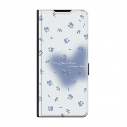 Чехол-книжка Premium Blooms in time blue на Honor X8d