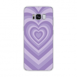 ����������� ����� Violet heart latte �� Samsung Galaxy S8