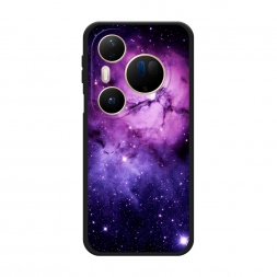 Матовый силиконовый чехол Космос 18 на Huawei Pura 80 Ultra
