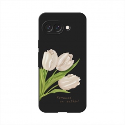 Матовый силиконовый чехол Romance on earth 2 на Google Pixel 9a