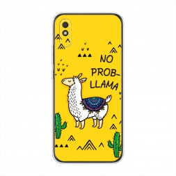 Силиконовый чехол No probLLama на Xiaomi Redmi 9A