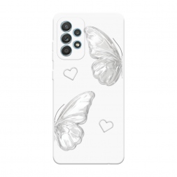 Soft touch ����� white butterflies 2 �� Samsung Galaxy A33 5G