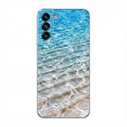 Силиконовый чехол Волны 10 на Samsung Galaxy S22