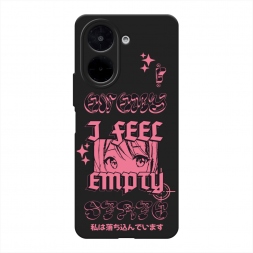 Матовый силиконовый чехол Feel empty на Poco C71 4G
