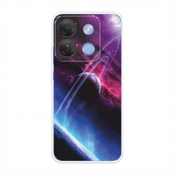 Силиконовый чехол Космос 17 на Infinix Smart 7 HD