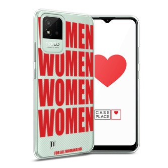 Силиконовый чехол WOMEN на Realme Narzo 50i