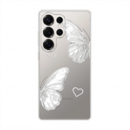 ����������� ����� white butterflies 2 �� Samsung Galaxy S25 Ultra