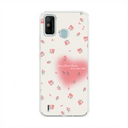 ����������� ����� Blooms in time pink �� Tecno Spark 6 GO