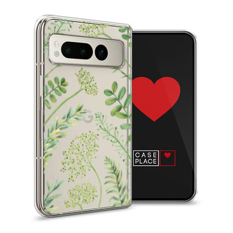 ����������� ����� Green Leaves �� Google Pixel Fold