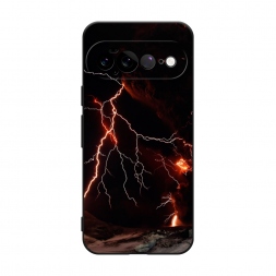 Матовый силиконовый чехол Молния 4 на Google Pixel 11 Pro XL