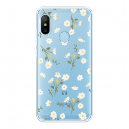 Силиконовый чехол Пучки ромашек паттерн на Xiaomi Redmi 6 Plus